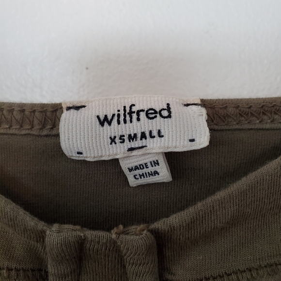 Wilfred navy green tank top - Picture 2 of 2